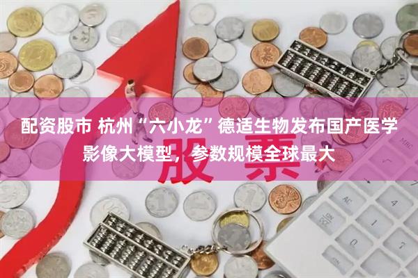 配资股市 杭州“六小龙”德适生物发布国产医学影像大模型，参数规模全球最大