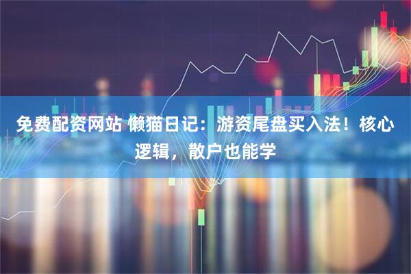 免费配资网站 懒猫日记：游资尾盘买入法！核心逻辑，散户也能学